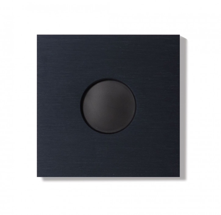 Basalte 0181-03 AURO Frontplatte für Wandeinbau - brushed black