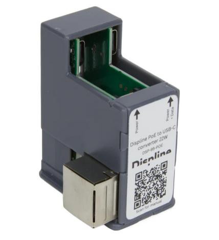 Displine DSP-95-POE Displine PoE Converter 22W USB-C / power + data or only power