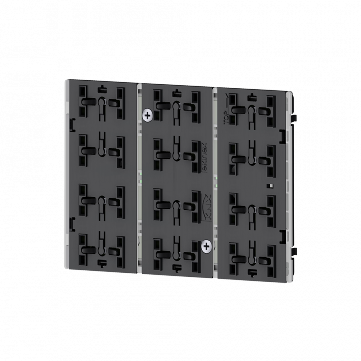 EKINEX EK-EB2-TP KNX UP-Tasterelektronik 6fach FF-Serie, LEDs blau/grün