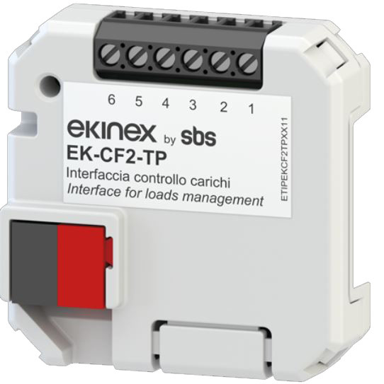 EKINEX EK-CF2-TP KNX UP-Strommessschnittstelle für 1-phasige oder 3-phasige Stromkreise