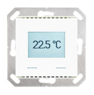 Elsner 70629, KNX T-UP Touch, reinweiß RAL 9010, Temperatursensor mit Touch-Tasten