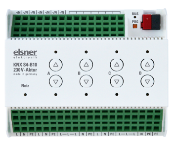 Elsner 70530 KNX S4-B10 230 V, 4 Multifunktions-Ausgänge, 10 Binäreingänge
