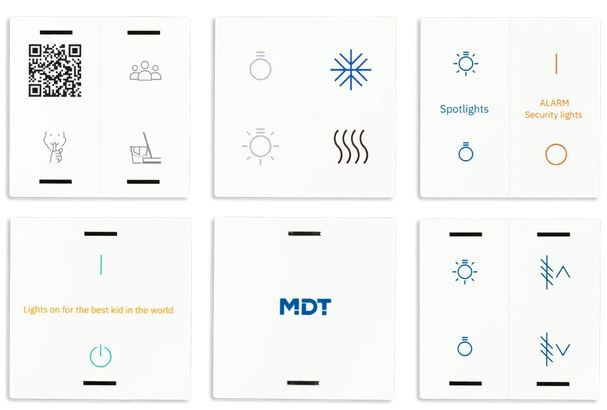 MDT individuelle Tasteroberfläche für Taster Light. Preis gem. Design Offerte MDT