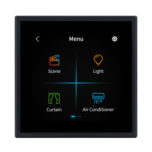 HDL M-PTL35.1 KNX Tile Display KNX Touch-Taster 3.5" LCD Bildschirm mit Raumtemperaturregler