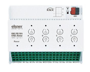 Elsner 70570 KNX R8 16 A, 8 Schaltausgänge, Aktoren mit potenzialfreien Schaltausgängen