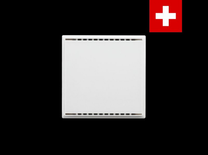 Elsner 70635 KNX T-UP gl CH, Reinweiss RAL 9010, Objektsensor, Innenraum-Temperatursensor "Swiss Edition"