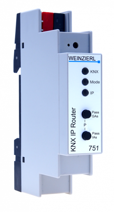 Weinzierl 5243 KNX IP Router 751, KNX IP Router / IP Interface - 1TE (18mm)