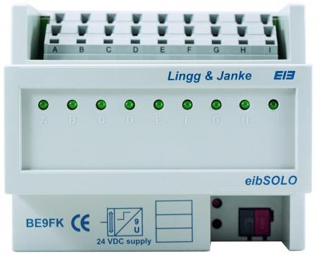 Lingg&Janke 89505 KNX std. Binäreingang 9-fach, Signaleingang 230V
