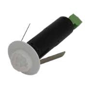 MDT PSE-PMC01.01S KNX Micro Präsenzmelder Erfassungswinkel 360°, 1 Sensor, Reichweite elliptisch: x = Ø 9 m, y = Ø 7 m, Hohlwand, Weiss