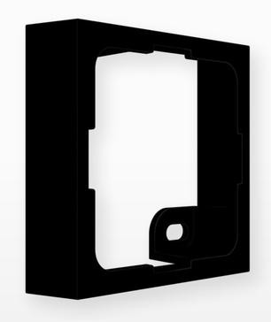 MDT PSE-B552R06.01 Aufputz-Montagerahmen für MDT PSE-B552T06.02 KNX Bewegungsmelder 2.2 Meter TS55, 55mm, UP, Schwarz matt