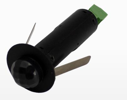 MDT PSE-PMC06.01S KNX Micro Präsenzmelder Erfassungswinkel 360°, 1 Sensor, Reichweite elliptisch: x = Ø 9 m, y = Ø 7 m, Hohlwand, Schwarz