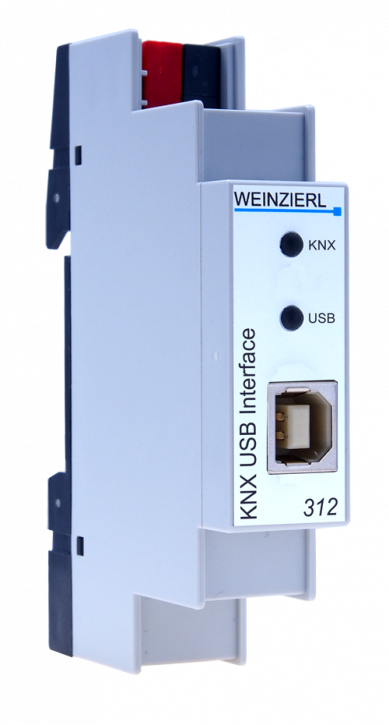 Weinzierl 5229 KNX USB Interface 312; KNX USB Interface -  KNX Long Frames / BAOS / 1000 Datenpunkte - 1TE (18mm)