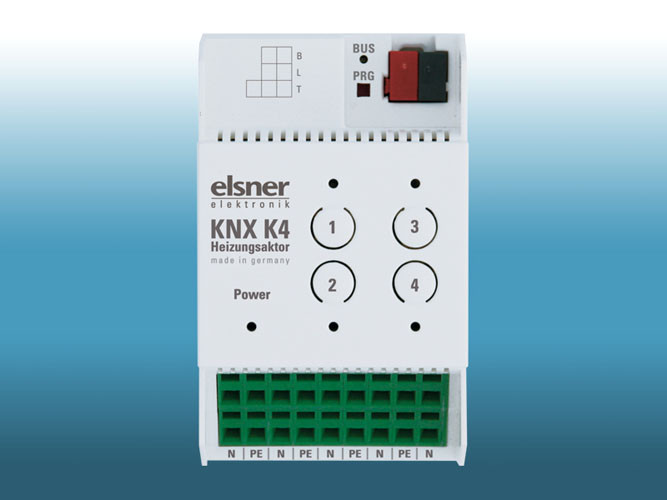 Elsner KNX K4 Aktor für Heizung und Kühlung
