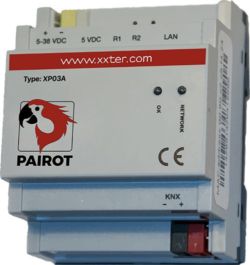 xxter XP03A-NL Pairot - Pairot bridge for voice control -KNX with direct KNX connection dinrail