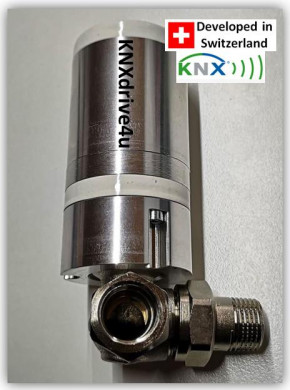 Vorbestellung (Anzahlung): SBS KNXdrive4u KNX-RF Funk Ventilantrieb mit KNX-RF S-Mode